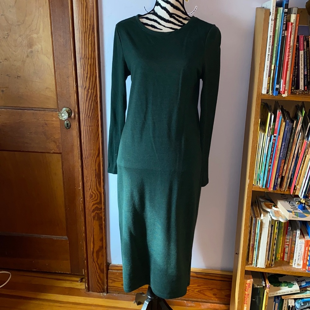 Old Navy long sleeve green dress size large